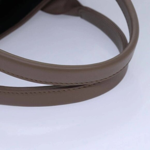 BALENCIAGA Navy Cabas Hand Bag Leather Gray 339933 Auth 80962M - Picture 4 of 15